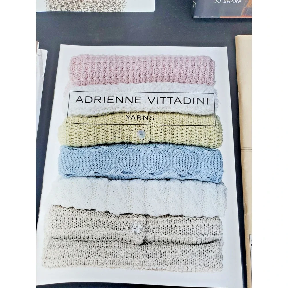 Lot of 5 Knitting Pattern Book Sweater Adrienne Vittadini Vol. 6 Dale Norway etc